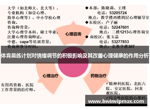 体育晨练计划对情绪调节的积极影响及其改善心理健康的作用分析